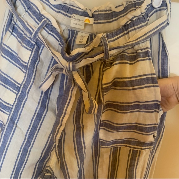 C&C California Pants & Jumpsuits C C California Striped 0 Linen